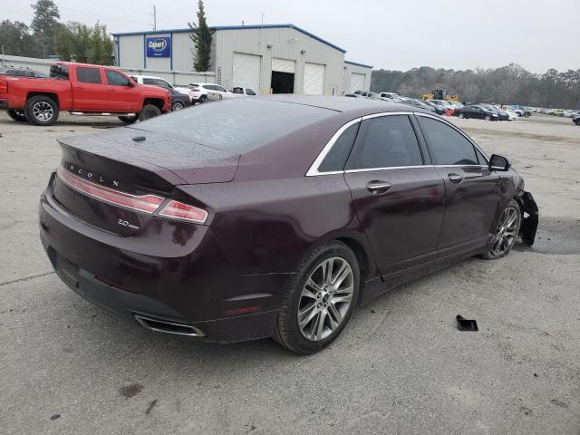 3LN6L2G90DR819822 - 2013 LINCOLN MKZ MAROON photo 3