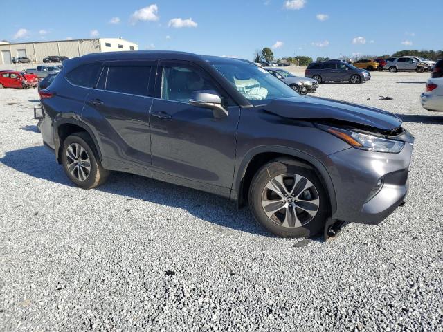 5TDHZRBH1LS049760 - 2020 TOYOTA HIGHLANDER XLE 灰色 照片 4