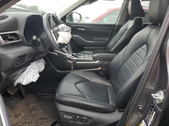 5TDHZRBH1LS049760 - 2020 TOYOTA HIGHLANDER XLE 灰色 照片 7