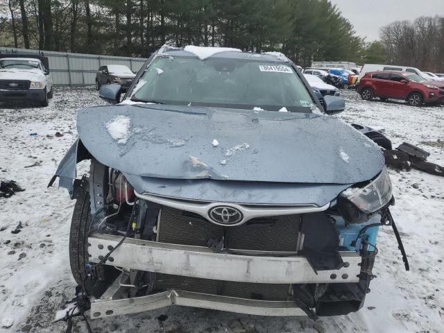 5TDGZRBH7NS161249 - 2022 TOYOTA HIGHLANDER XLE BLUE photo 5