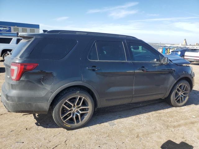 1FM5K8GTXHGC66378 - 2017 FORD EXPLORER SPORT BLACK photo 3