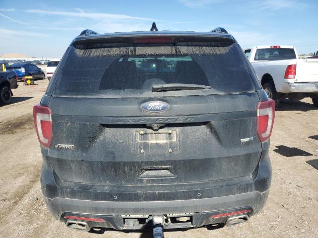1FM5K8GTXHGC66378 - 2017 FORD EXPLORER SPORT BLACK photo 6