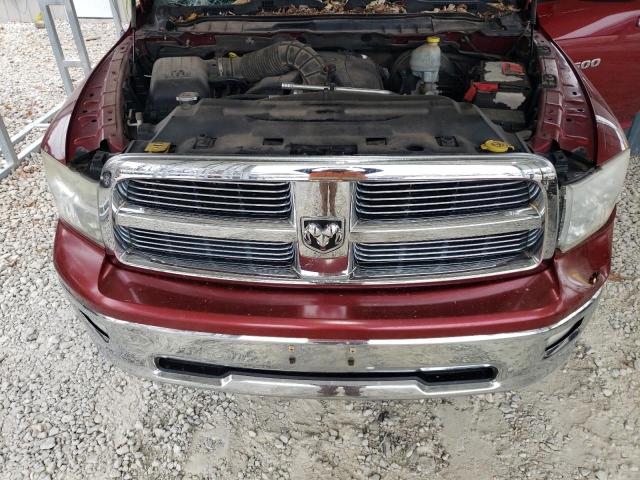 1C6RD7LT1CS342289 - 2012 DODGE RAM 1500 SLT Bordo foto 11