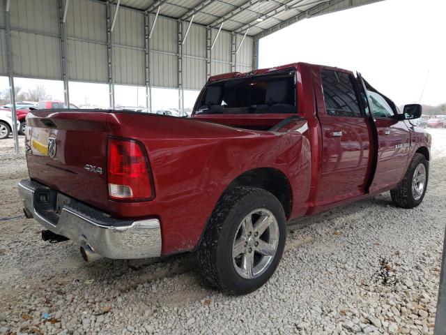 1C6RD7LT1CS342289 - 2012 DODGE RAM 1500 SLT Bordo foto 3