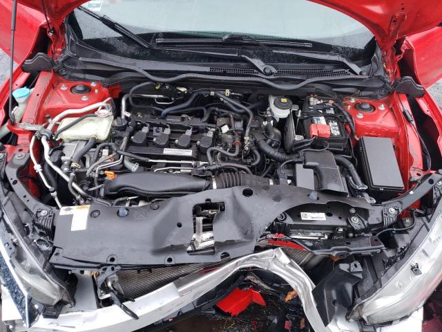 JHMFC1F76JX025195 - 2018 HONDA CIVIC EXL წითელი ფოტო 11