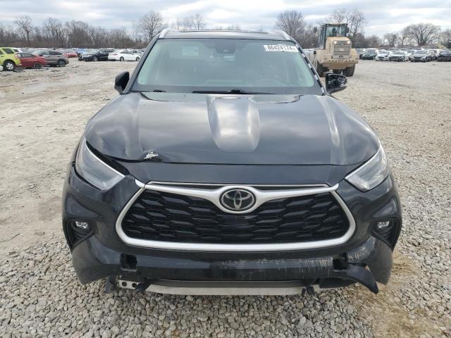 5TDGZRBH8NS216887 - 2022 TOYOTA HIGHLANDER XLE 黑色 照片 5