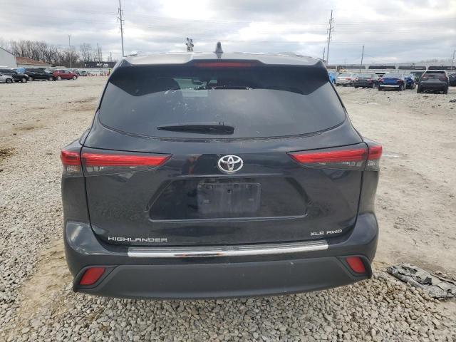 5TDGZRBH8NS216887 - 2022 TOYOTA HIGHLANDER XLE 黑色 照片 6