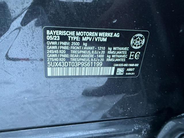 5UX43DT03P9S61199 - 2023 BMW X4 M40I CHARCOAL photo 13