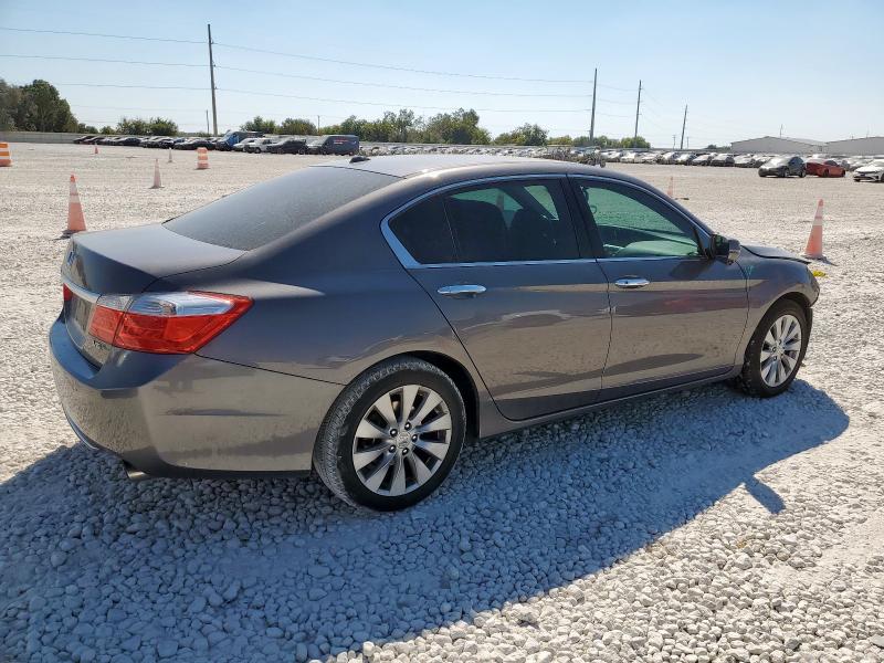 1HGCR3F82FA004329 - 2015 HONDA ACCORD EXL GRAY photo 3