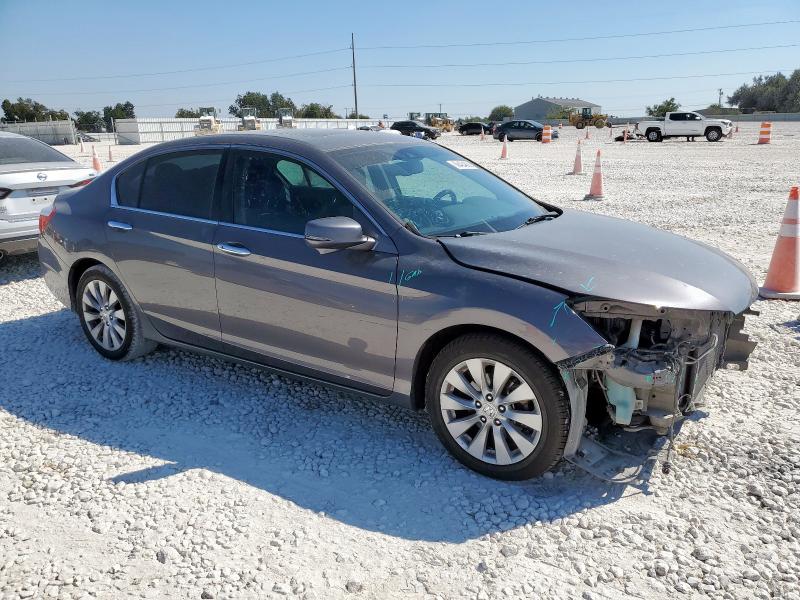 1HGCR3F82FA004329 - 2015 HONDA ACCORD EXL GRAY photo 4