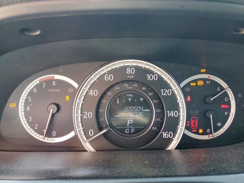 1HGCR3F82FA004329 - 2015 HONDA ACCORD EXL GRAY photo 9