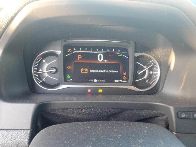 5FNYF7H55NB004452 - 2022 HONDA PASSPORT EXL GRAY photo 9