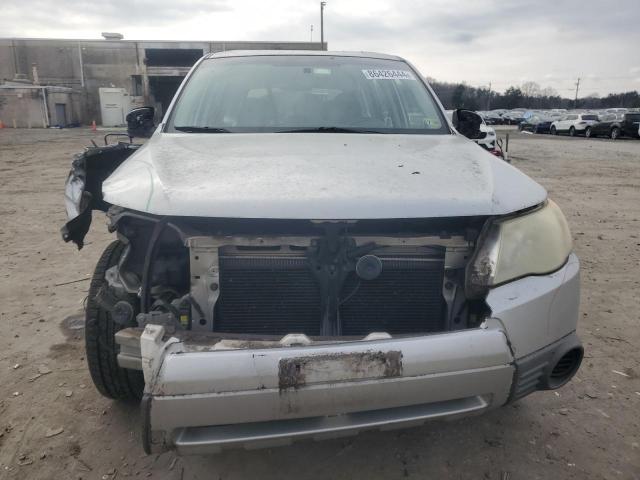 JF2SH61669H782327 - 2009 SUBARU FORESTER 2.5X SILVER photo 5