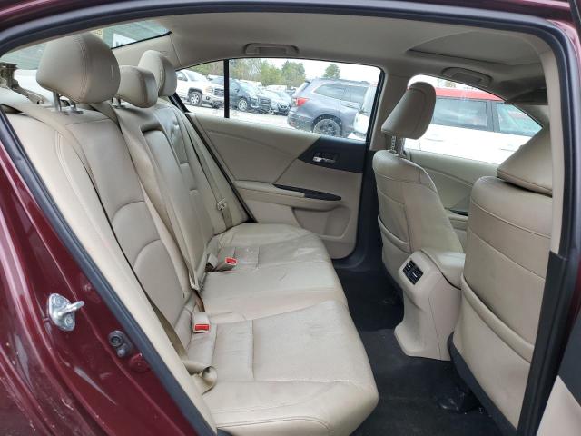 1HGCR2F82FA218327 - 2015 HONDA ACCORD EXL BURGUNDY photo 10