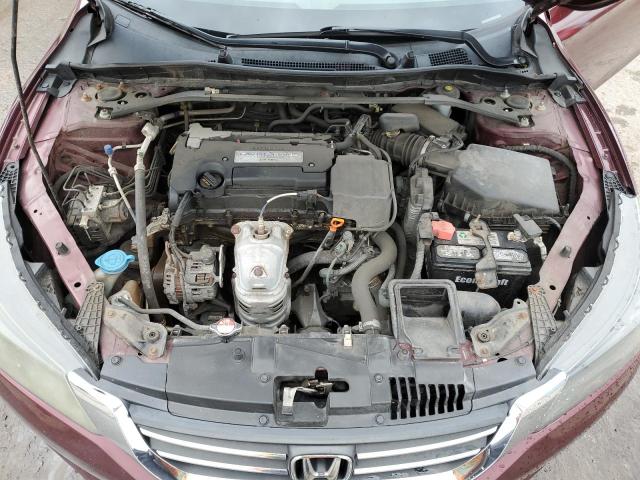 1HGCR2F82FA218327 - 2015 HONDA ACCORD EXL BURGUNDY photo 11