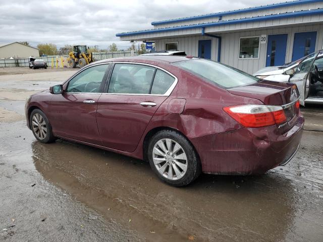 1HGCR2F82FA218327 - 2015 HONDA ACCORD EXL BURGUNDY photo 2