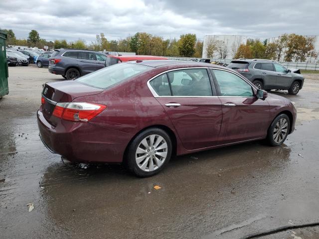 1HGCR2F82FA218327 - 2015 HONDA ACCORD EXL BURGUNDY photo 3