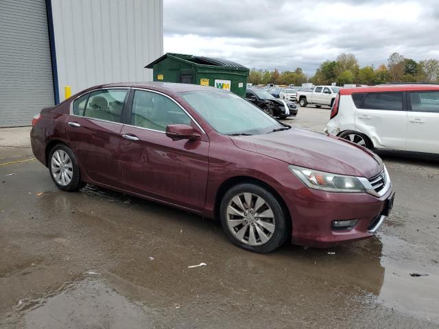 1HGCR2F82FA218327 - 2015 HONDA ACCORD EXL BURGUNDY photo 4