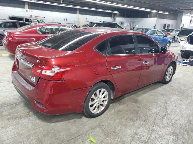 3N1AB7AP6JY266314 - 2018 NISSAN SENTRA S 勃艮第红 照片 3
