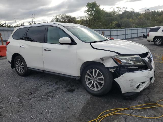 5N1AR2MM1DC665329 - 2013 NISSAN PATHFINDER S WHITE photo 4