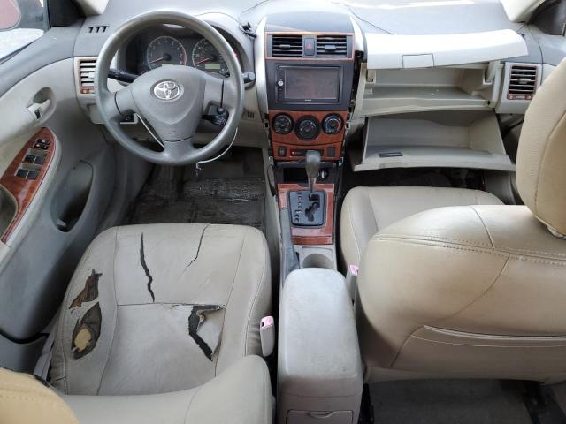 JTDBL40E399038415 - 2009 TOYOTA COROLLA BASE MAROON photo 8