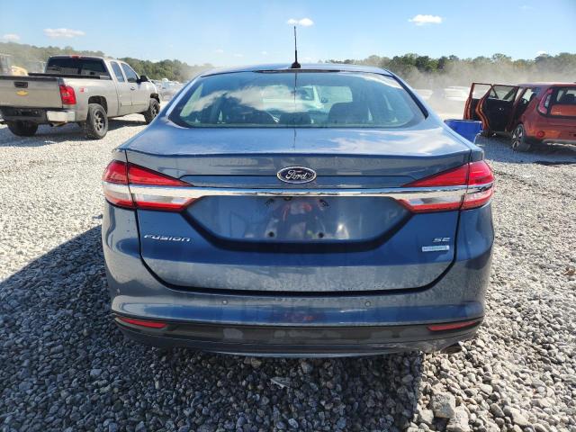 3FA6P0HD3JR210290 - 2018 FORD FUSION SE ლურჯი ფოტო 6