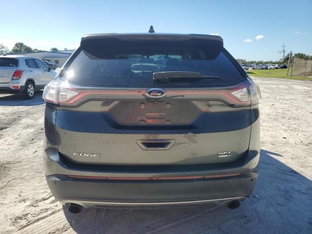 2FMPK4J90JBB67855 - 2018 FORD EDGE SEL CHARCOAL photo 6