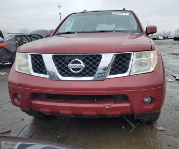 5N1AR18UX7C619622 - 2007 NISSAN PATHFINDER LE RED photo 5