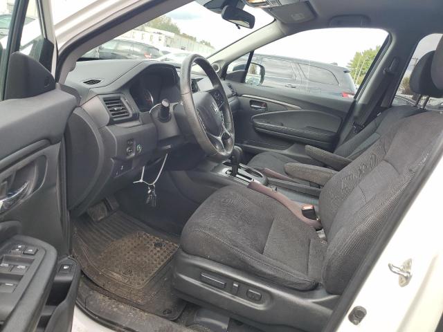 5FNYF6H33KB050415 - 2019 HONDA PILOT EX WHITE photo 7