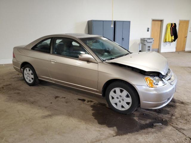 1HGEM229X2L074949 - 2002 HONDA CIVIC EX GOLD photo 4