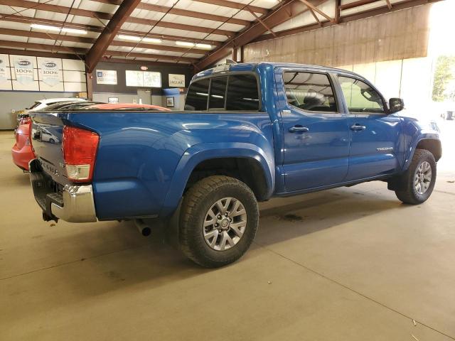 3TMCZ5AN5HM087669 - 2017 TOYT TACOMA DOUBLE CAB BLUE photo 3