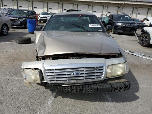 2FAFP71W04X131203 - 2004 FORD CROWN VICT POLICE INTERCEPTOR TAN photo 5