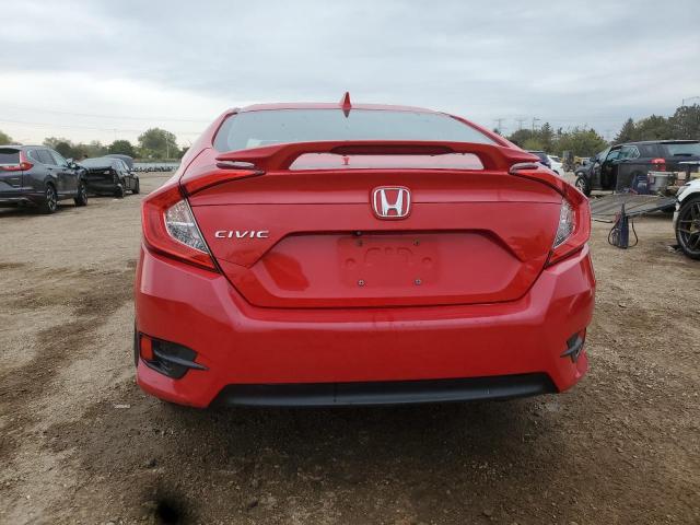 2HGFC2F77JH512953 - 2018 HONDA CIVIC EX RED photo 6