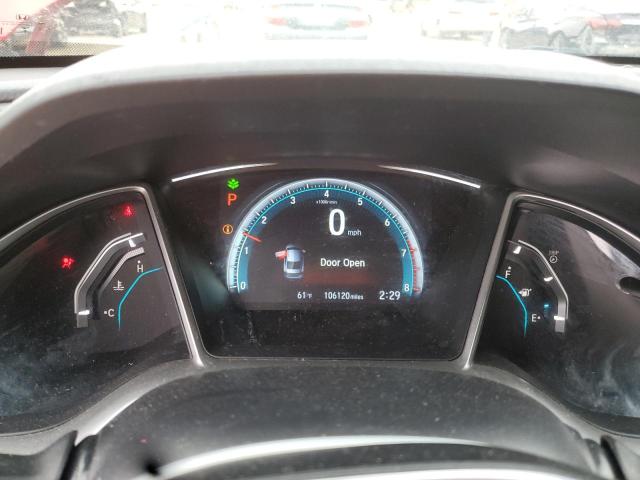 2HGFC2F77JH512953 - 2018 HONDA CIVIC EX RED photo 9