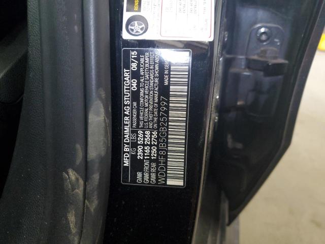 WDDHF8JB5GB257997 - 2016 MERCEDES-BENZ E 350 4MATIC BLACK photo 12