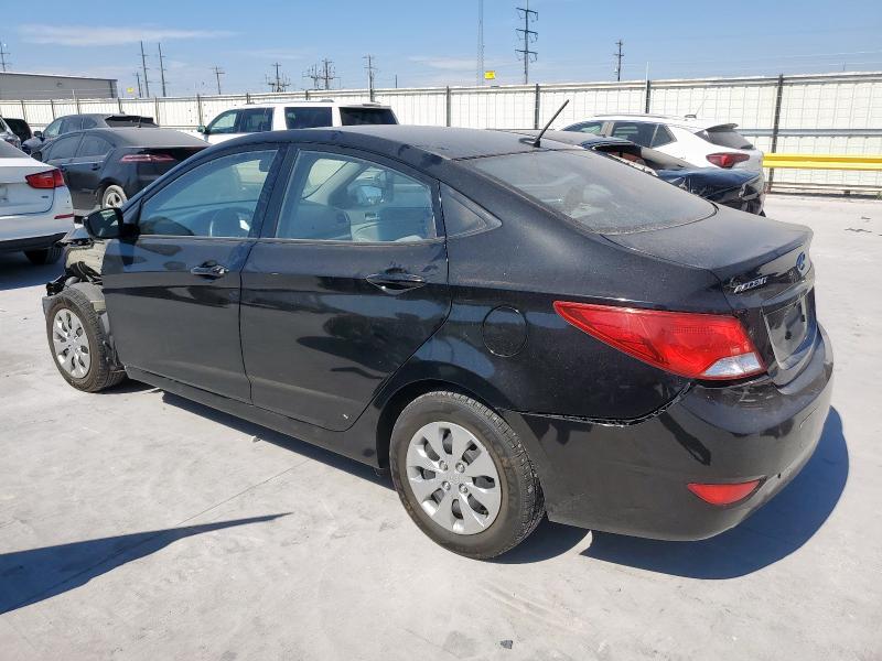 KMHCT4AE6HU353879 - 2017 HYUNDAI ACCENT SE შავი ფოტო 2