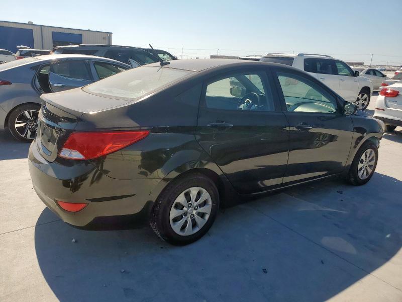 KMHCT4AE6HU353879 - 2017 HYUNDAI ACCENT SE შავი ფოტო 3