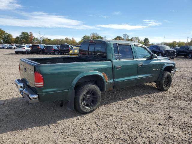 1B7HG48N22S670632 - 2002 DODGE DAKOTA QUAD SLT 绿色 照片 3