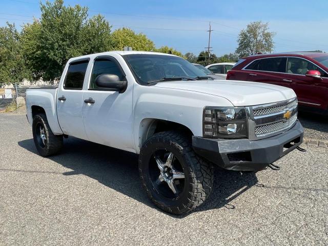 3GCPKSE71DG102953 - 2013 CHEVROLET SILVERADO K1500 LT WHITE photo 1