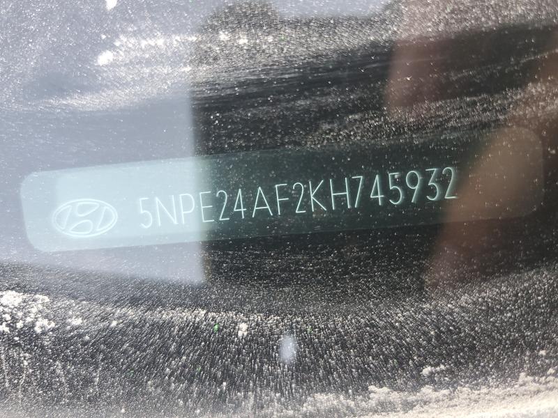 5NPE24AF2KH745932 - 2019 HYUNDAI SONATA SE Ağ foto 12