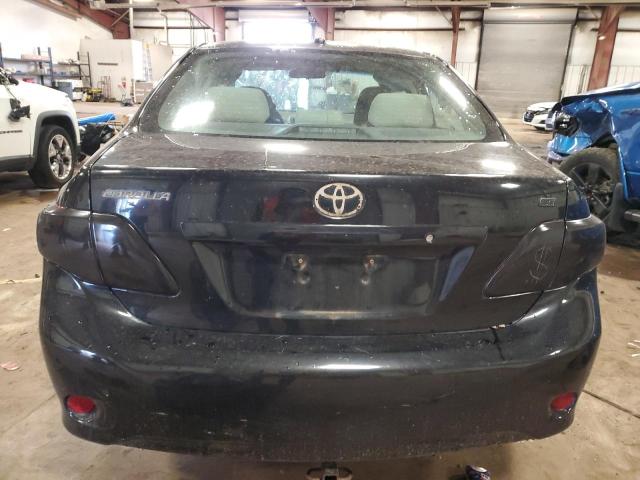 2T1BU4EE4AC432770 - 2010 TOYOTA COROLLA BASE BLACK photo 6