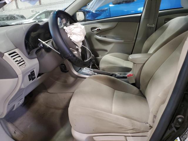 2T1BU4EE4AC432770 - 2010 TOYOTA COROLLA BASE BLACK photo 7