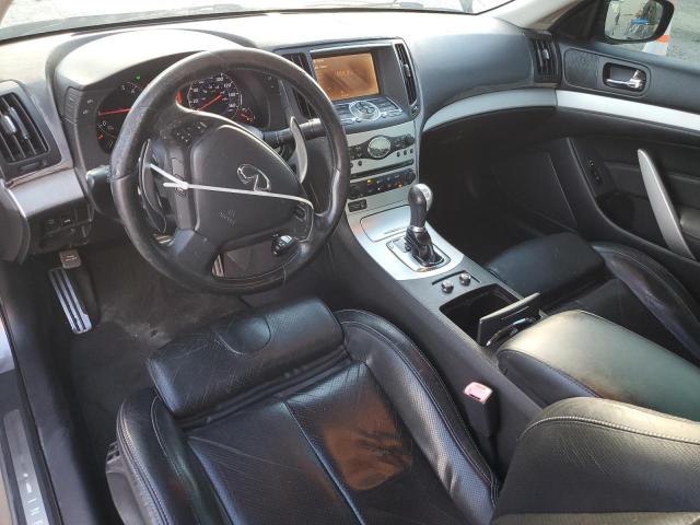 JNKCV64EX9M601637 - 2009 INFINITI G37 BASE SILVER photo 8