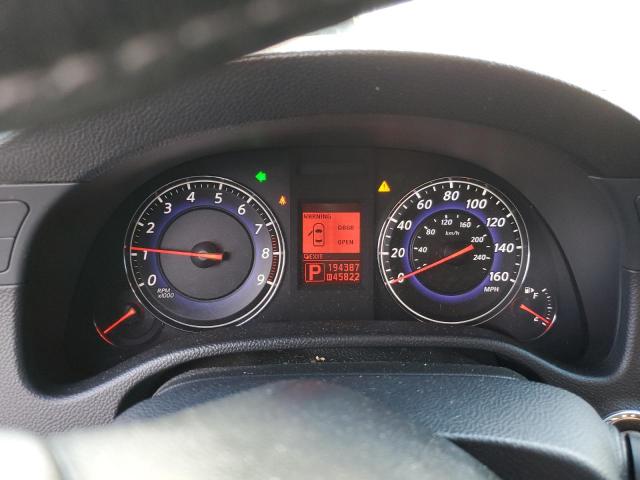 JNKCV64EX9M601637 - 2009 INFINITI G37 BASE SILVER photo 9