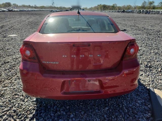 1C3CDZCB4CN153656 - 2012 DODGE AVENGER SXT RED photo 6