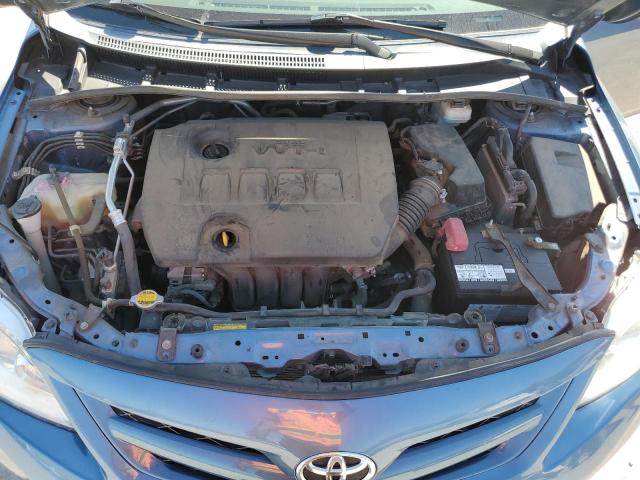 5YFBU4EE4DP186565 - 2013 TOYOTA COROLLA BASE أزرق صورة 11