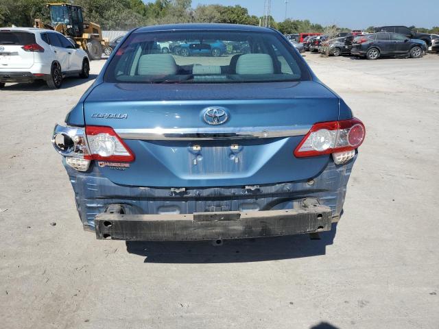 5YFBU4EE4DP186565 - 2013 TOYOTA COROLLA BASE أزرق صورة 6