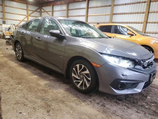 2HGFC2F65JH039156 - 2018 HONDA CIVIC LX GRAY photo 4