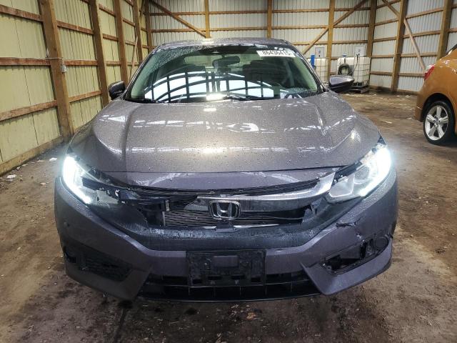 2HGFC2F65JH039156 - 2018 HONDA CIVIC LX GRAY photo 5