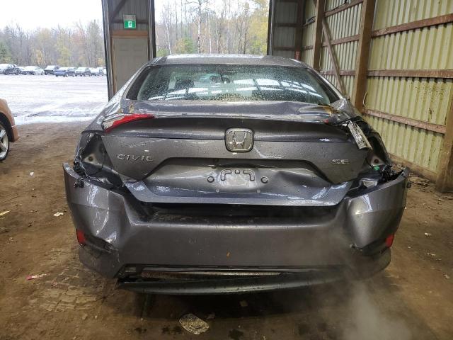 2HGFC2F65JH039156 - 2018 HONDA CIVIC LX GRAY photo 6